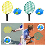 Maxbell Kids Tennis Rackets Single Tennis Trainer for Garden Backyard Outdoor Indoor yellow