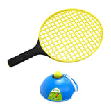 Maxbell Kids Tennis Rackets Single Tennis Trainer for Garden Backyard Outdoor Indoor yellow