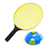 Maxbell Kids Tennis Rackets Single Tennis Trainer for Garden Backyard Outdoor Indoor yellow