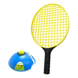 Maxbell Kids Tennis Rackets Single Tennis Trainer for Garden Backyard Outdoor Indoor yellow