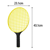 Maxbell Kids Tennis Rackets Single Tennis Trainer for Garden Backyard Outdoor Indoor yellow