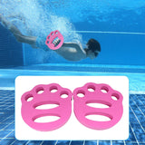 Maxbell Swimming Hand Float Buoyancy Floating Board 24x23x3cm Pink