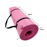 Maxbell Exercise Yoga Mat Anti Tear Exercise Mat for Training Workout Indoor 183cmx60cmx1cm