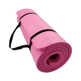 Maxbell Exercise Yoga Mat Anti Tear Exercise Mat for Training Workout Indoor 185cmx90cmx1cm
