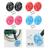 Maxbell Bike Training Wheels Bicycle Stabilizer for Children Adults 12-20 inch Bikes Black