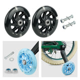 Maxbell Bike Training Wheels Bicycle Stabilizer for Children Adults 12-20 inch Bikes Black