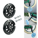 Maxbell Bike Training Wheels Bicycle Stabilizer for Children Adults 12-20 inch Bikes Black