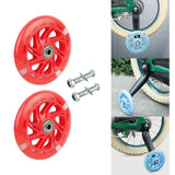 Maxbell Bike Training Wheels Bicycle Stabilizer for Children Adults 12-20 inch Bikes Red