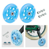 Maxbell Bike Training Wheels Bicycle Stabilizer for Children Adults 12-20 inch Bikes Blue