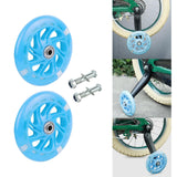 Maxbell Bike Training Wheels Bicycle Stabilizer for Children Adults 12-20 inch Bikes Blue