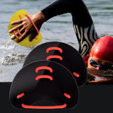 Maxbell Swimming Hand Paddles Swimming Exercise Equipment for Kids Children Boy Girl Black