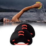 Maxbell Swimming Hand Paddles Swimming Exercise Equipment for Kids Children Boy Girl Black