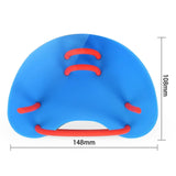 Maxbell Swimming Hand Paddles Swimming Exercise Equipment for Kids Children Boy Girl Blue