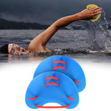 Maxbell Swimming Hand Paddles Swimming Exercise Equipment for Kids Children Boy Girl Blue