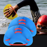 Maxbell Swimming Hand Paddles Swimming Exercise Equipment for Kids Children Boy Girl Blue