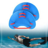 Maxbell Swimming Hand Paddles Swimming Exercise Equipment for Kids Children Boy Girl Blue