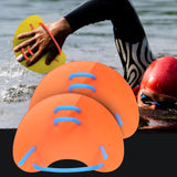 Maxbell Swimming Hand Paddles Swimming Exercise Equipment for Kids Children Boy Girl Orange