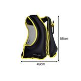 Maxbell Life Jacket 20inchx23inch Outdoor Floating Vest for Swimming Rowing Kayaking Black