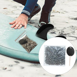 Maxbell Surfboard Fins Key and Screws Surf Fin Keys Tool Part Water Sports Longboard Black