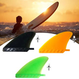 Maxbell Surfboard Fins Soft Top Single Center Fins Stand up Paddle Boards Single Fin Orange