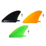 Maxbell Surfboard Fins Soft Top Single Center Fins Stand up Paddle Boards Single Fin Orange