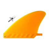 Maxbell Surfboard Fins Soft Top Single Center Fins Stand up Paddle Boards Single Fin Orange