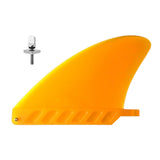 Maxbell Surfboard Fins Soft Top Single Center Fins Stand up Paddle Boards Single Fin Orange