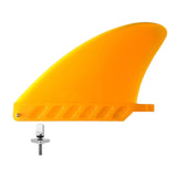 Maxbell Surfboard Fins Soft Top Single Center Fins Stand up Paddle Boards Single Fin Orange