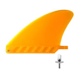 Maxbell Surfboard Fins Soft Top Single Center Fins Stand up Paddle Boards Single Fin Orange