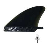 Maxbell Surfboard Fins Soft Top Single Center Fins Stand up Paddle Boards Single Fin Black