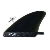 Maxbell Surfboard Fins Soft Top Single Center Fins Stand up Paddle Boards Single Fin Black