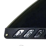 Maxbell Surfboard Fins Soft Top Single Center Fins Stand up Paddle Boards Single Fin Black