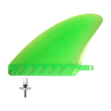 Maxbell Surfboard Fins Soft Top Single Center Fins Stand up Paddle Boards Single Fin Green