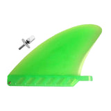 Maxbell Surfboard Fins Soft Top Single Center Fins Stand up Paddle Boards Single Fin Green