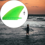 Maxbell Surfboard Fins Soft Top Single Center Fins Stand up Paddle Boards Single Fin Green