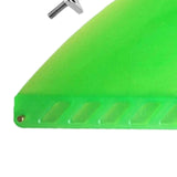 Maxbell Surfboard Fins Soft Top Single Center Fins Stand up Paddle Boards Single Fin Green