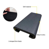 Maxbell 2Pcs Dragon Boat Paddle Seat Pad Paddle for Race Training Rowing Tools Kayak Black