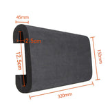 Maxbell 2Pcs Dragon Boat Paddle Seat Pad Paddle for Race Training Rowing Tools Kayak Black