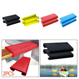 Maxbell 2Pcs Dragon Boat Paddle Seat Pad Paddle for Race Training Rowing Tools Kayak Black