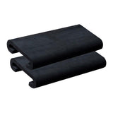 Maxbell 2Pcs Dragon Boat Paddle Seat Pad Paddle for Race Training Rowing Tools Kayak Black