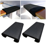 Maxbell 2Pcs Dragon Boat Paddle Seat Pad Paddle for Race Training Rowing Tools Kayak Black