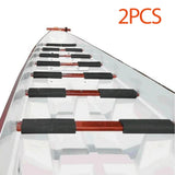 Maxbell 2Pcs Dragon Boat Paddle Seat Pad Paddle for Race Training Rowing Tools Kayak Black