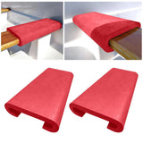 Maxbell 2Pcs Dragon Boat Paddle Seat Pad Paddle for Race Training Rowing Tools Kayak Red