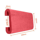 Maxbell 2Pcs Dragon Boat Paddle Seat Pad Paddle for Race Training Rowing Tools Kayak Red