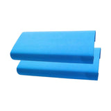 Maxbell 2Pcs Dragon Boat Paddle Seat Pad Paddle for Race Training Rowing Tools Kayak Blue