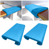 Maxbell 2Pcs Dragon Boat Paddle Seat Pad Paddle for Race Training Rowing Tools Kayak Blue
