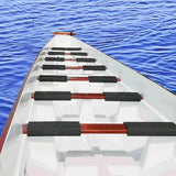 Maxbell Dragon Boat Seat Shockproof Boat Cushion for Kayaking Competition Rower Boat Black