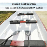 Maxbell Dragon Boat Seat Shockproof Boat Cushion for Kayaking Competition Rower Boat Black
