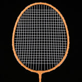 Maxbell 2Pcs Badminton Rackets with 3 Nylon Balls Family Training Badminton Racquets Yellow