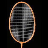 Maxbell 2Pcs Badminton Rackets with 3 Nylon Balls Family Training Badminton Racquets Yellow